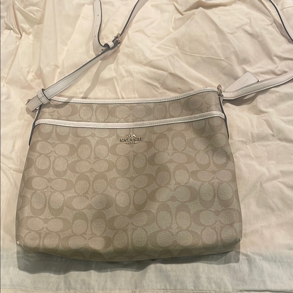 Coach Beige Crossbody Bag